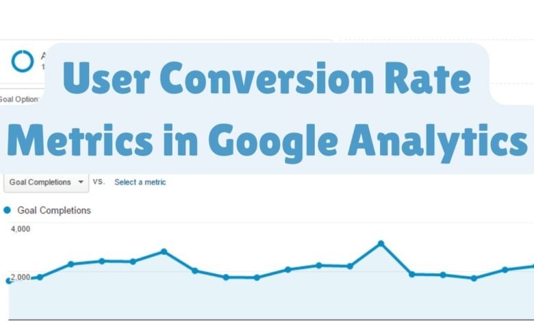 User Conversion Rate Metrics in Google Analytics